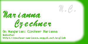marianna czechner business card